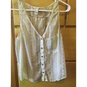 🌞🦄✨ Womens Patterned Light Sleeveless Blouse